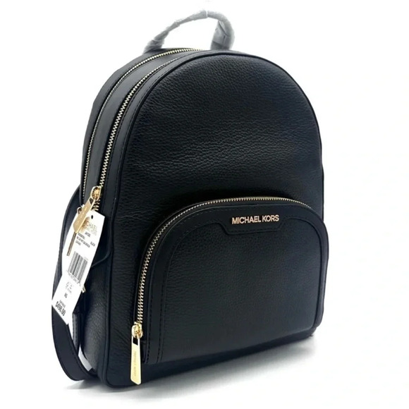 Michael Kors Medium Jaycee Backpack Black/Gold main image 11